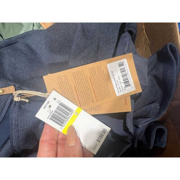 Fjällräven NWT Ovik Fleece Half Zip Navy Medium - Picture 5 of 5